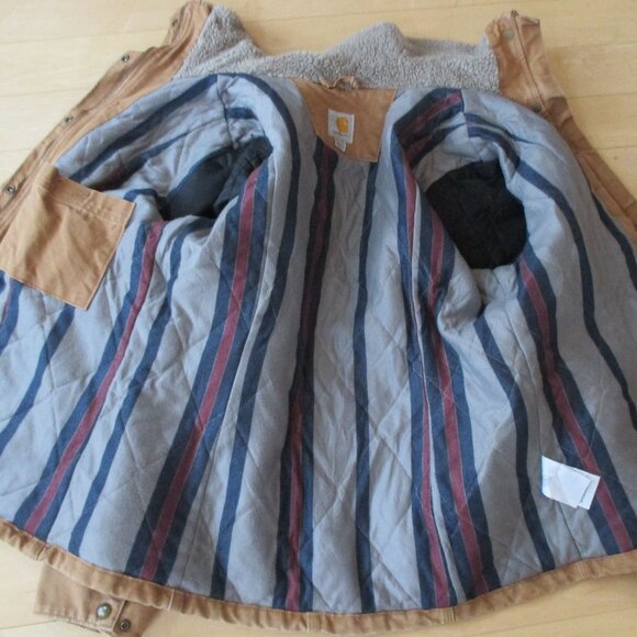 New Carhartt Canvas Barn Jacket Womens Large - Picture 3 of 14